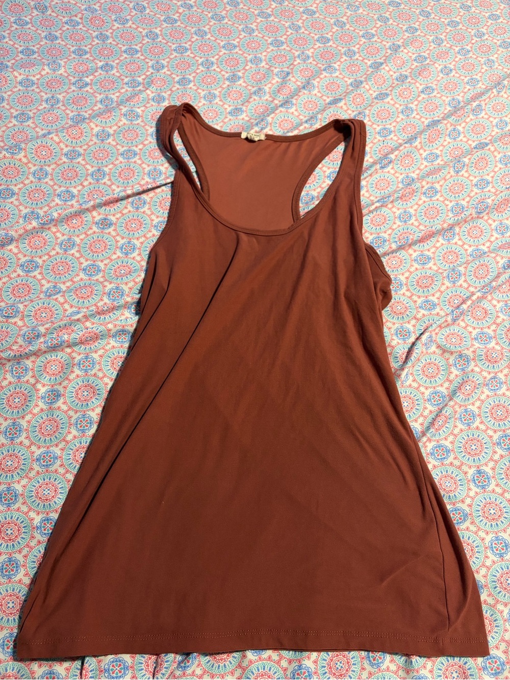 Ardene Brown Racerback Tank Top